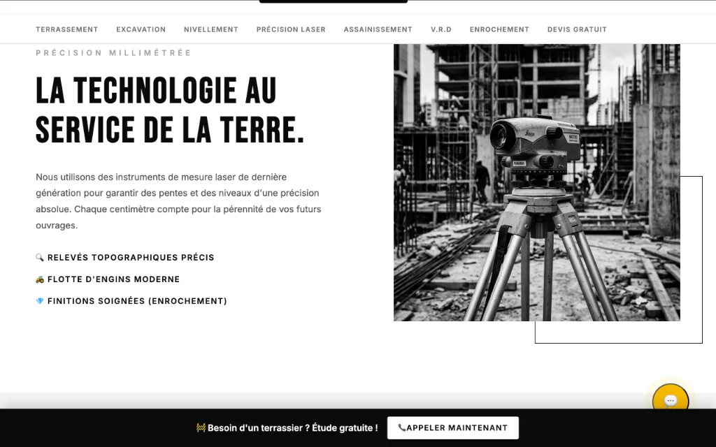 Vitrine Terrassement — visuel 2